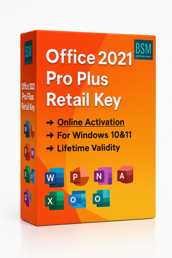 MS Office 2021 Professional Plus License Online Activation Key