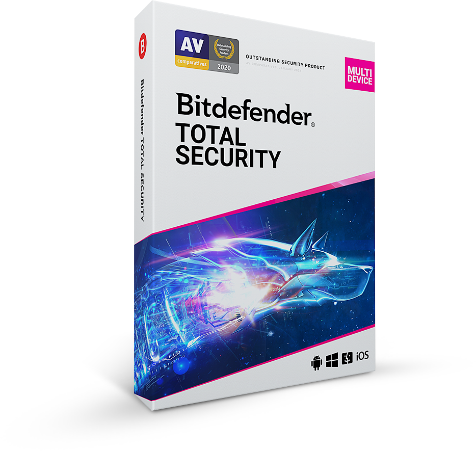 Bit Defender Total Security 1 pc 1 year