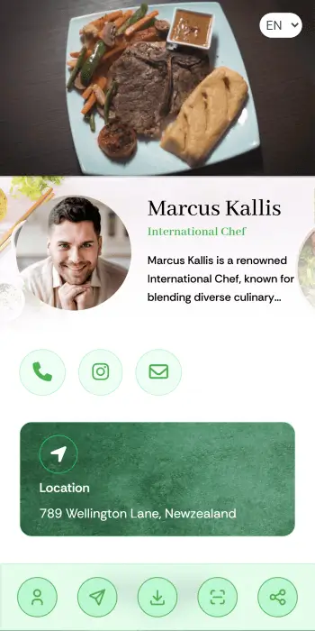 Mini website sample