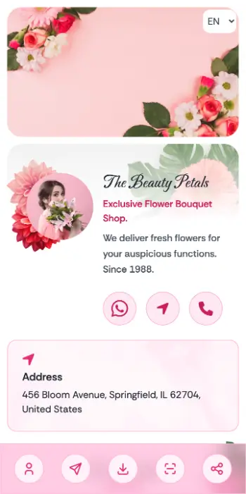 Mini website sample