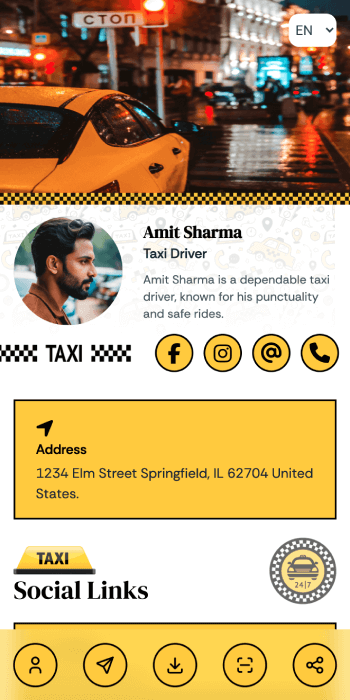 Mini website sample