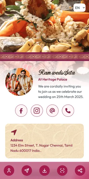 Mini website sample