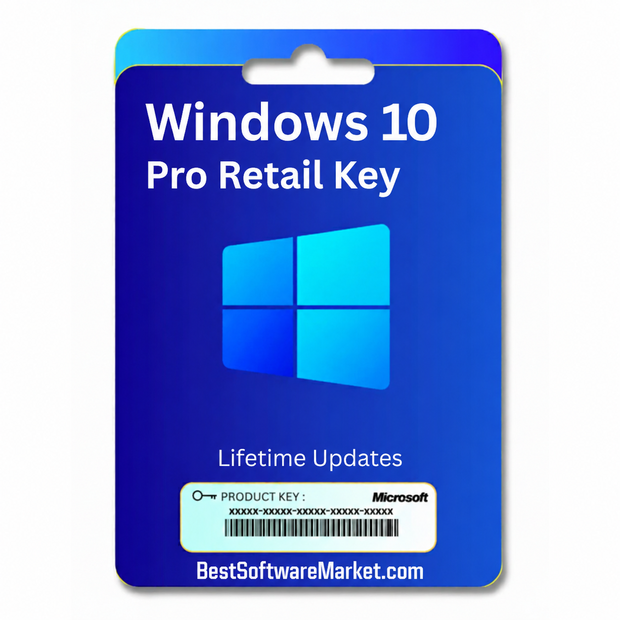 Windows 10 Pro Retail Key Lifetime validity